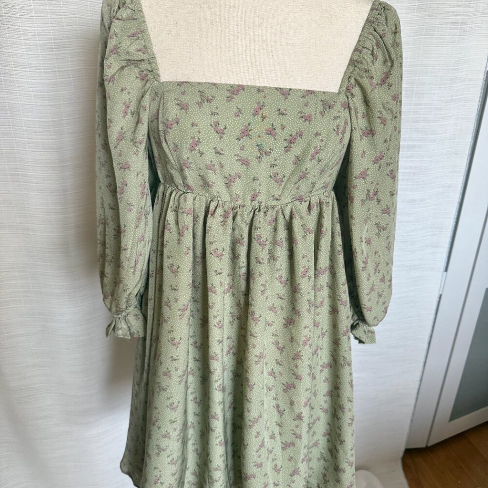 Storia Puff Sleeve Dress (S)